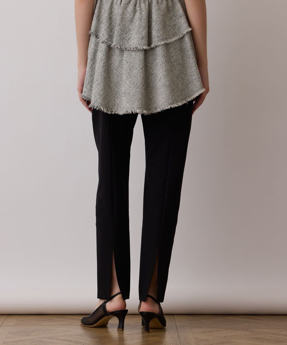 GRACE CONTINENTAL ストレッチテーパードパンツ 