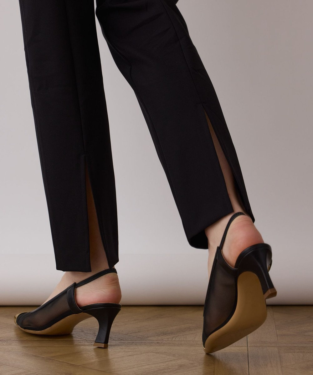 GRACE CONTINENTAL ストレッチテーパードパンツ