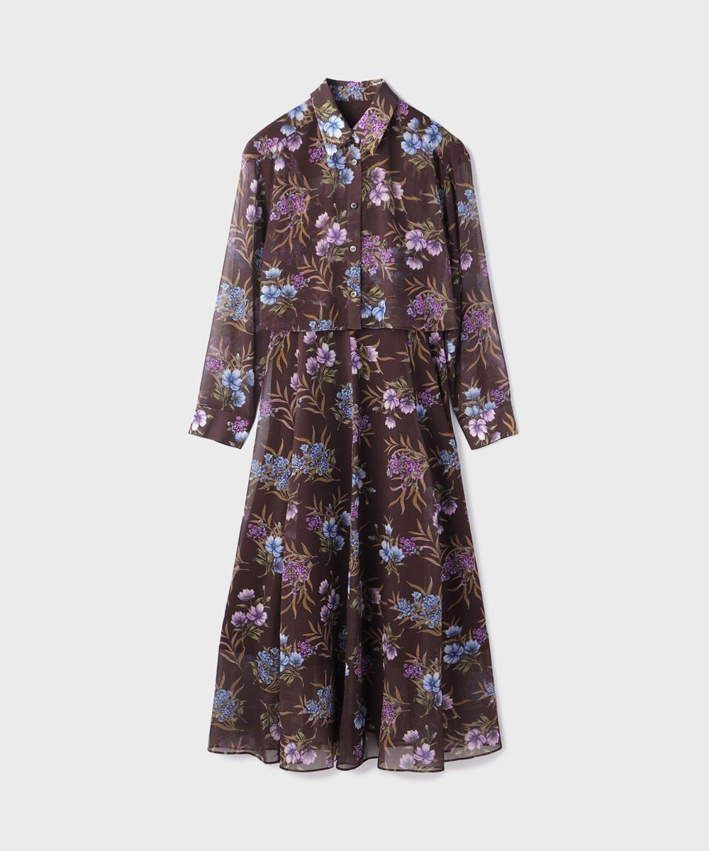 GRACE CONTINENTAL プリントセットアップワンピース 