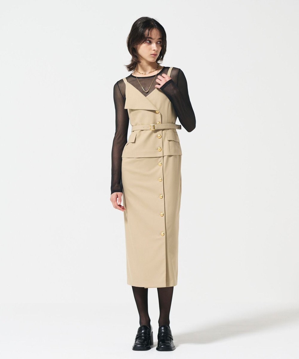 GRACE CONTINENTAL タイトテーラージャンパースカート