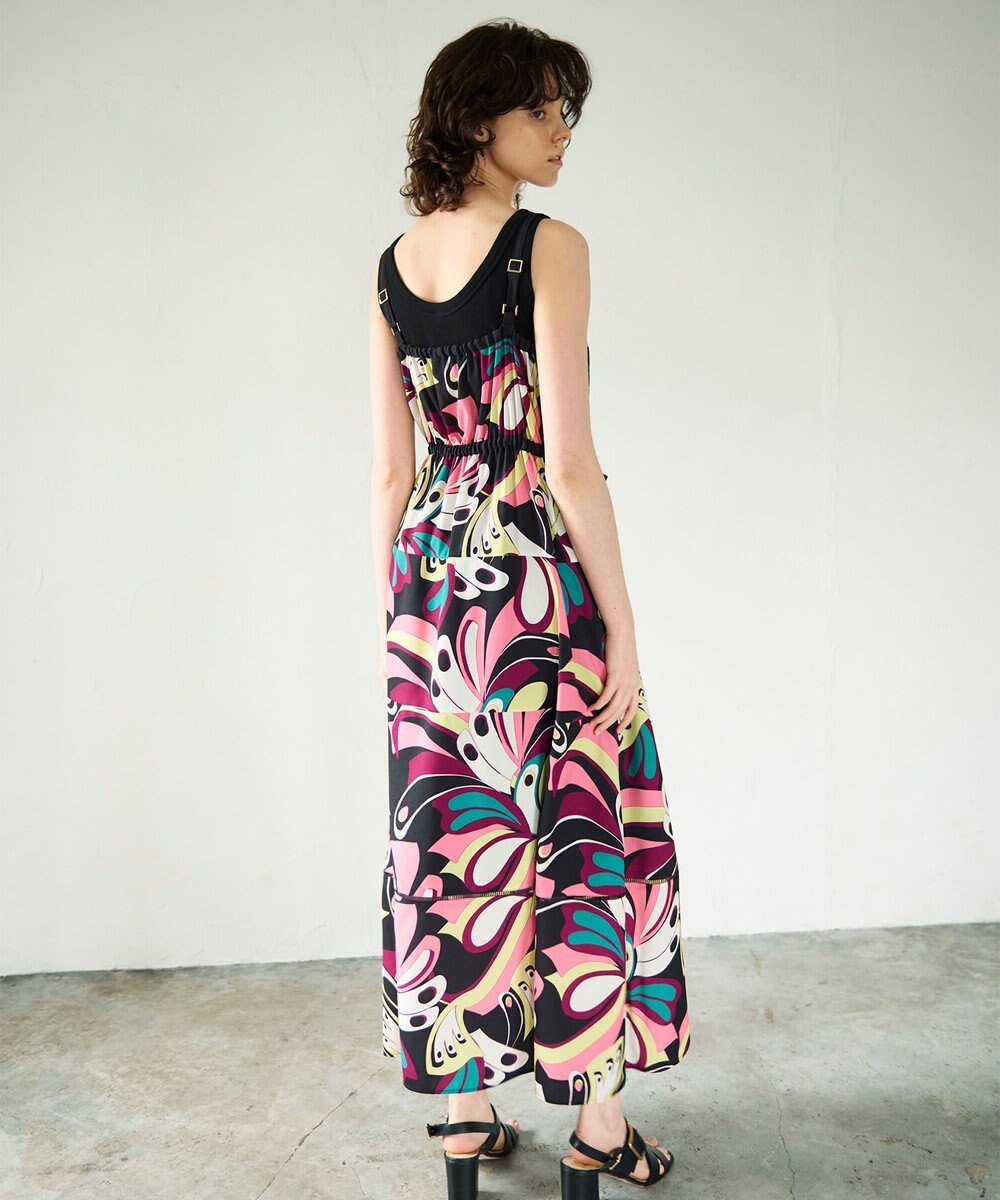 GRACE CONTINENTAL キカバードプリントワンピース