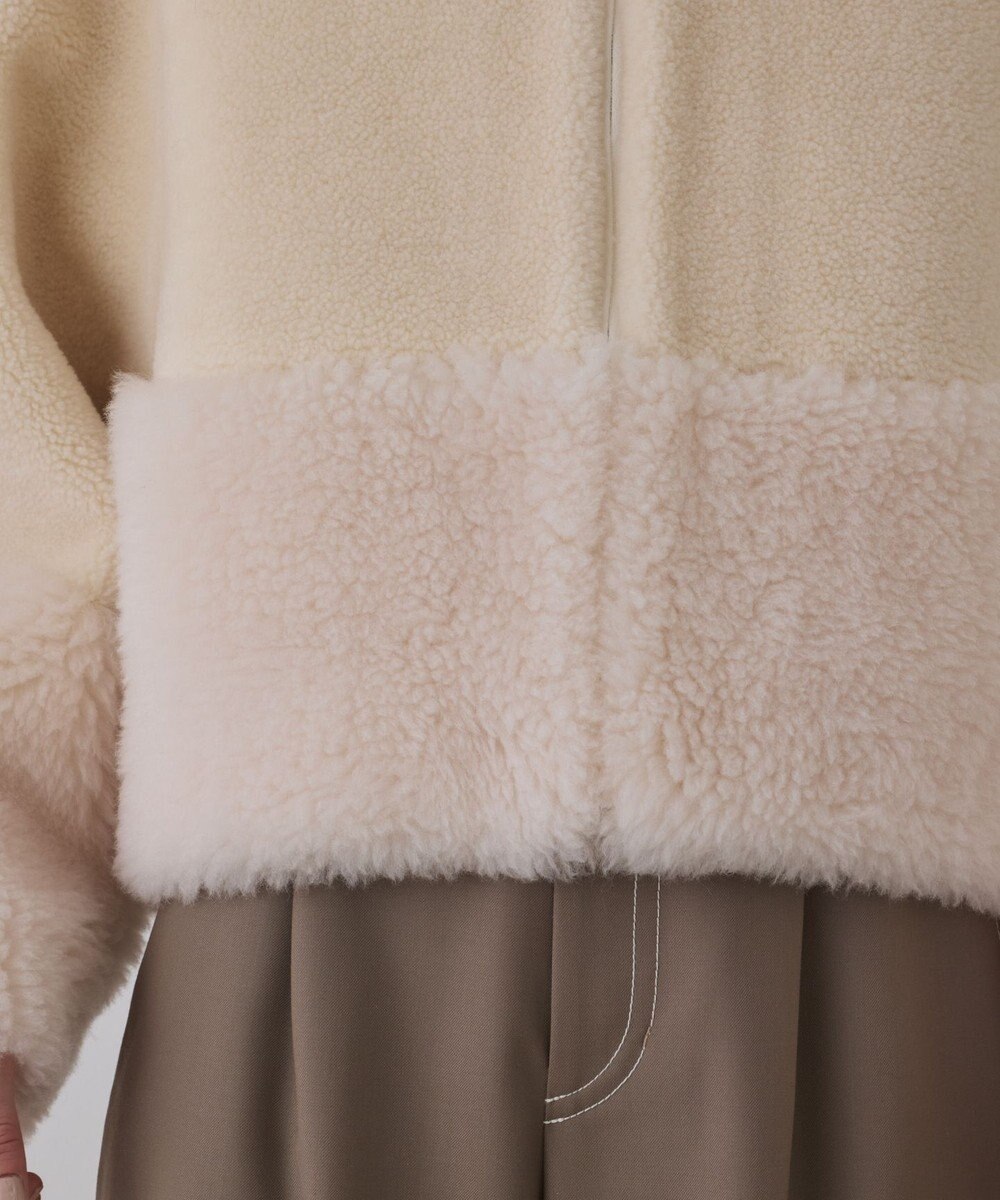 GRACE CONTINENTAL ウールボアジャケット 