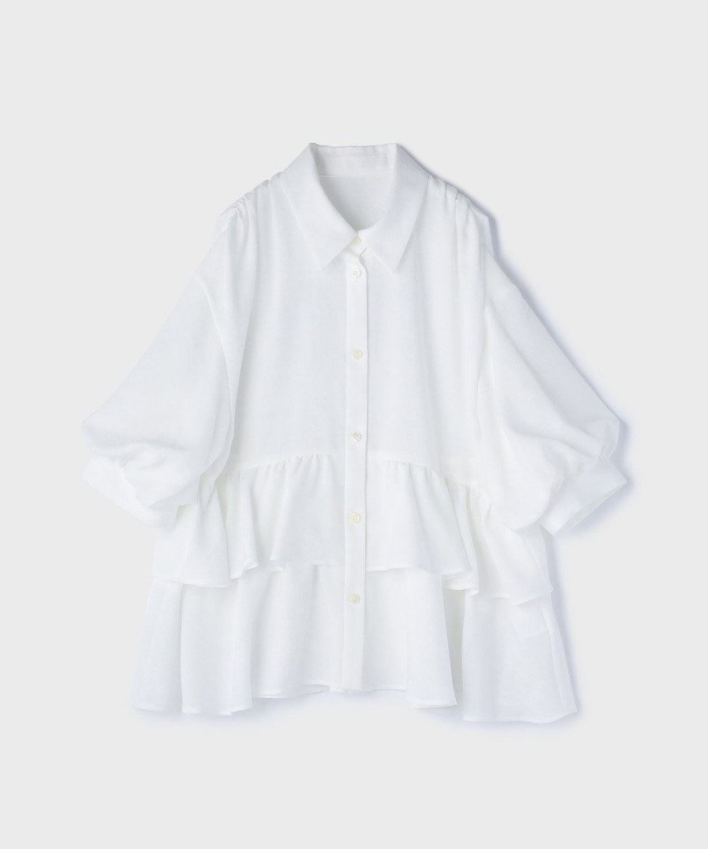 【グレースコンチネンタル】ティアードシャツチュニック ティアードシャツチュニック / GRACE CONTINENTAL | GRACE