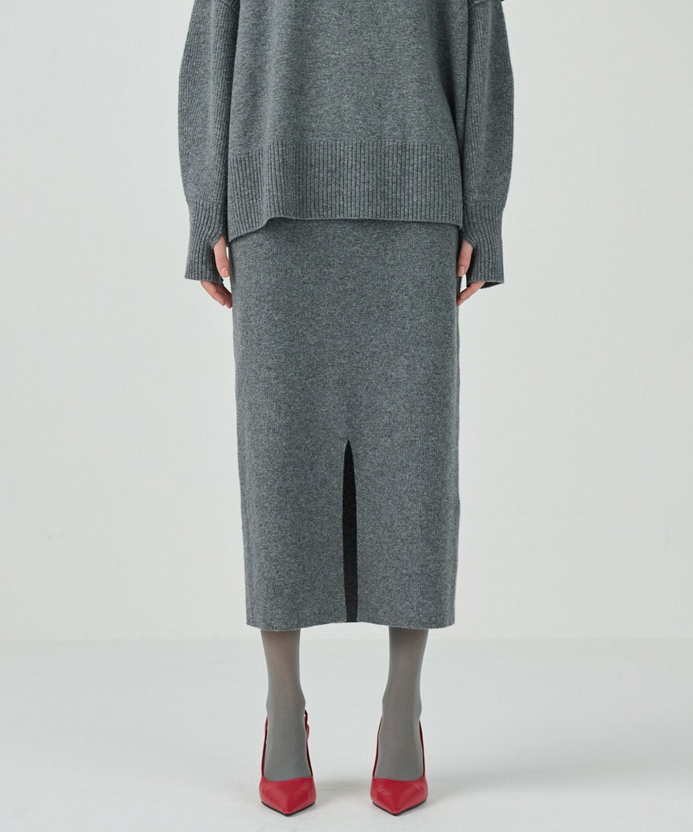 GRACE CONTINENTAL クーマラムニットスカート 