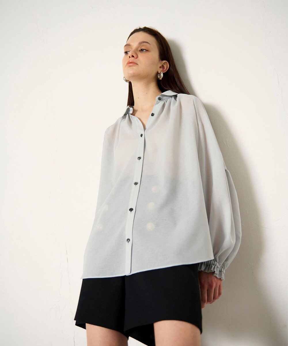 GRACE CONTINENTAL ドルマンボリュームシャツ 