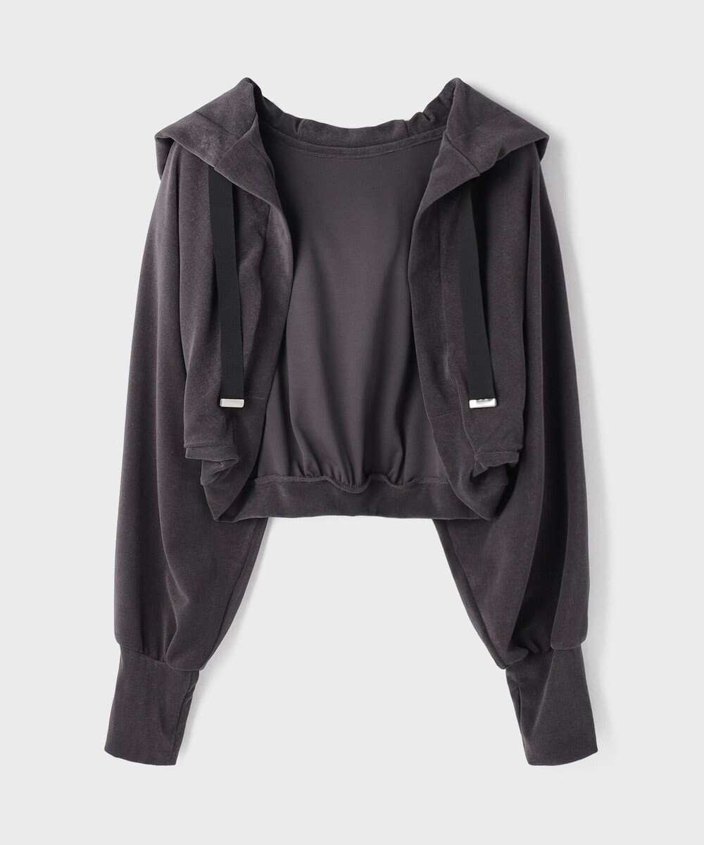 GRACE CONTINENTAL ルーズパーカーsetトップ 