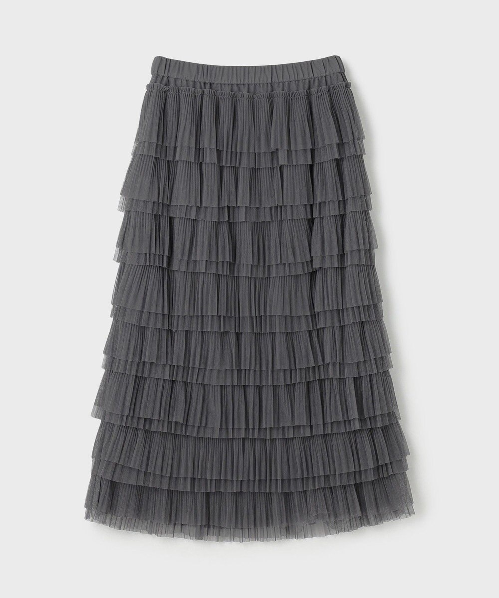 GRACE CONTINENTAL タイトティアードチュールスカート 