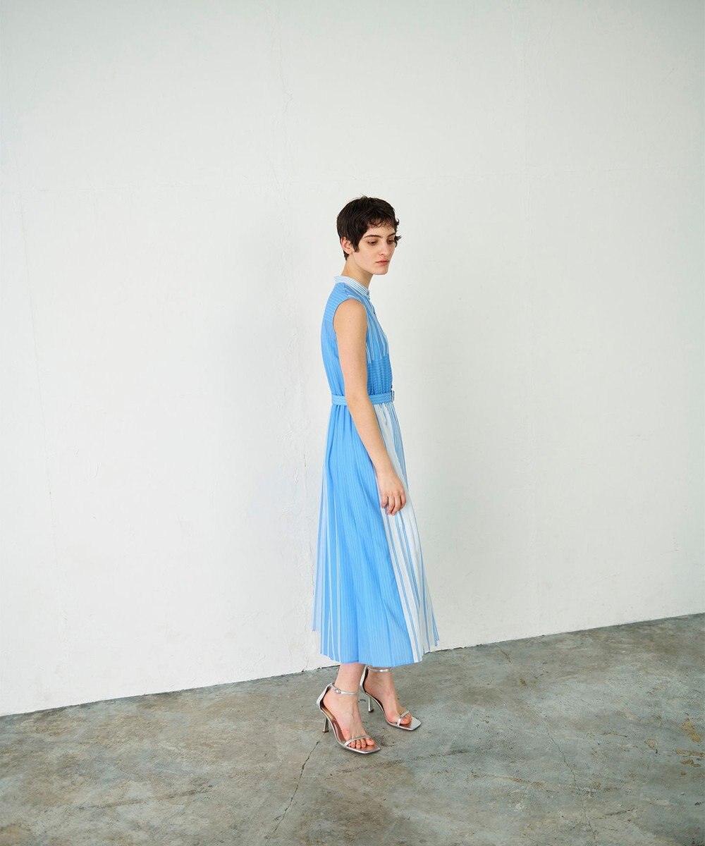 GRACE CONTINENTAL ストライププリントワンピース