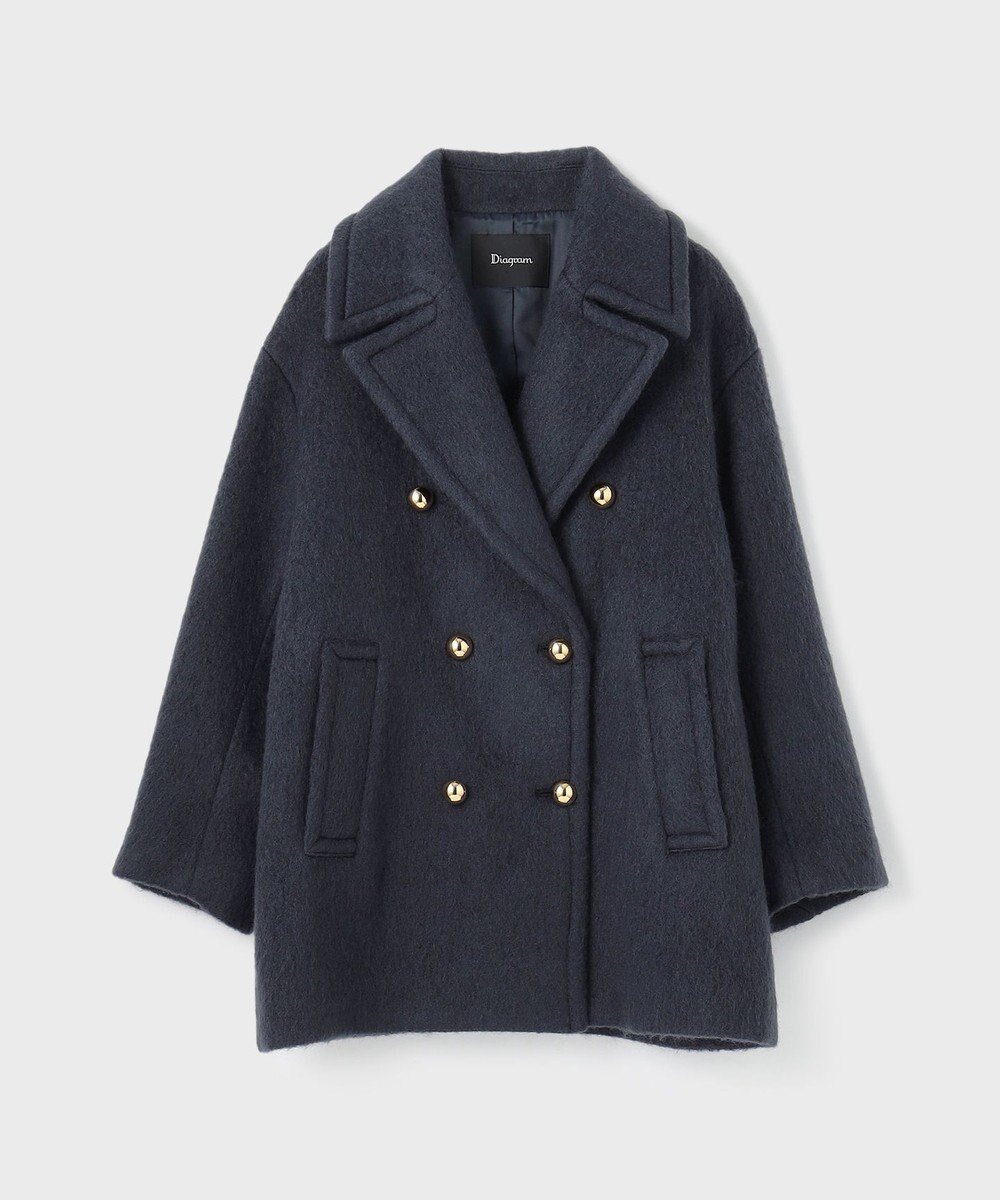 GRACE CONTINENTAL モヘヤシャギーPコート 