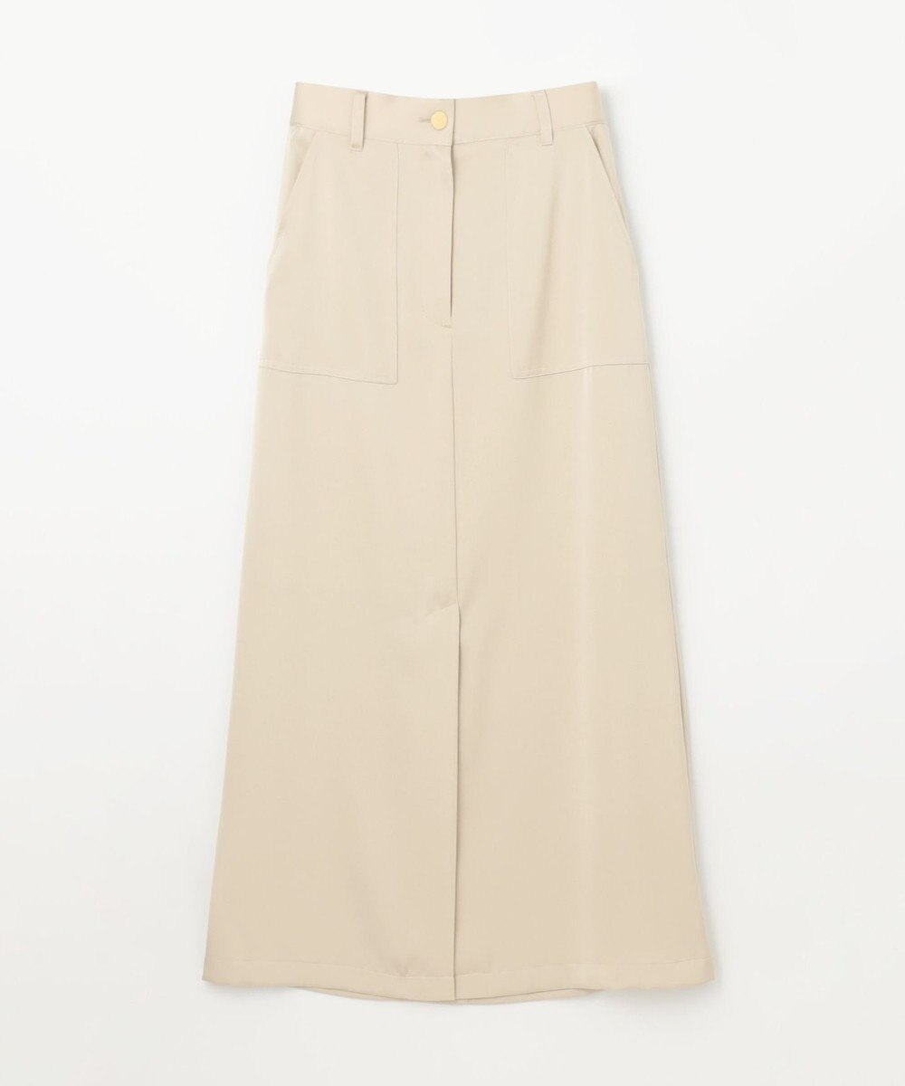 GRACE CONTINENTAL サテンストレートスカート
