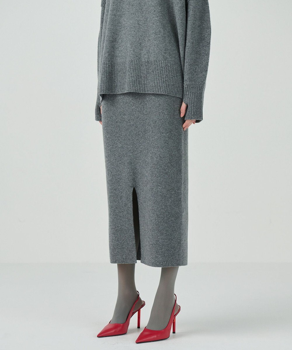 GRACE CONTINENTAL クーマラムニットスカート 