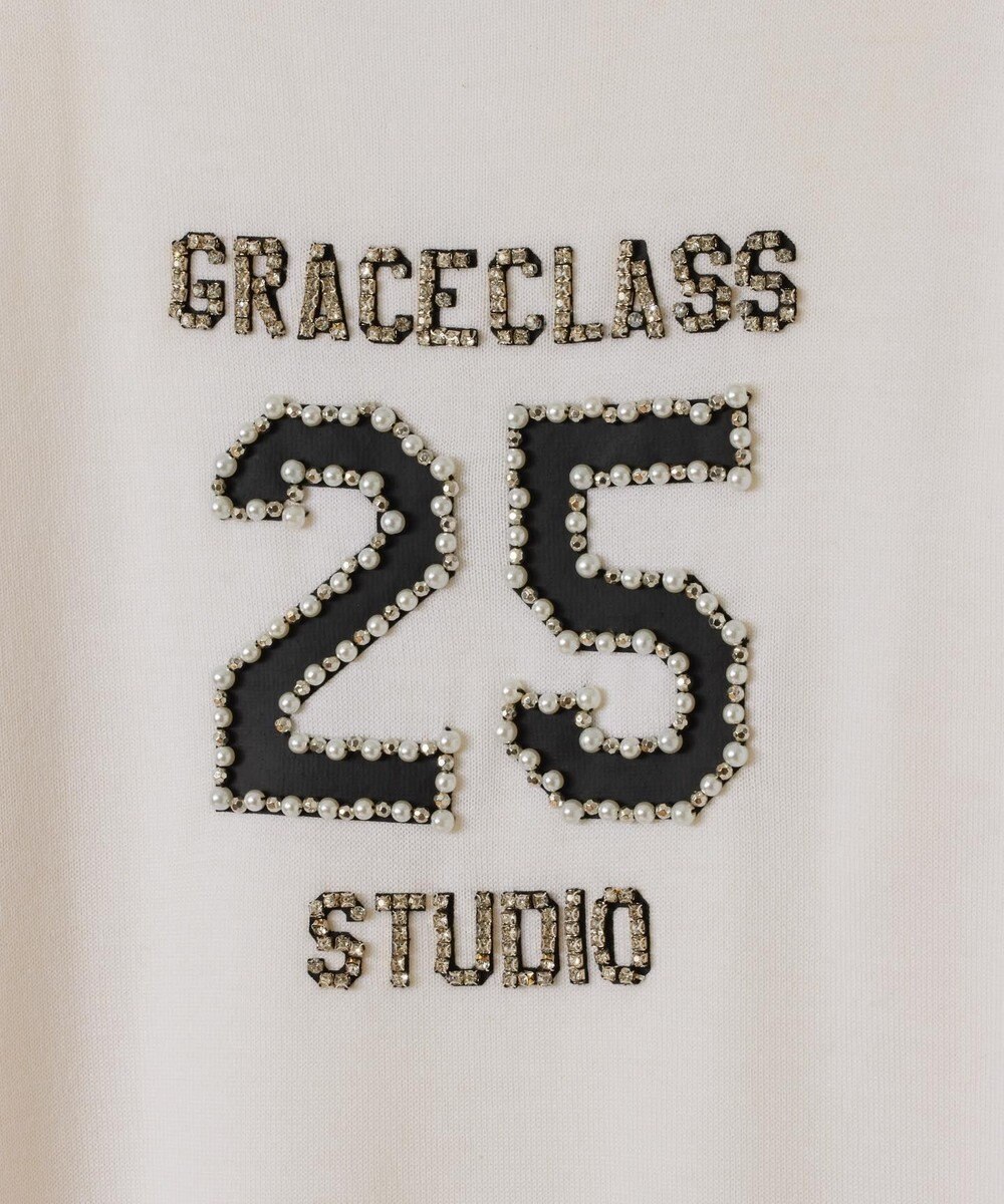 GRACE CONTINENTAL ナンバーモチーフニットワンピース