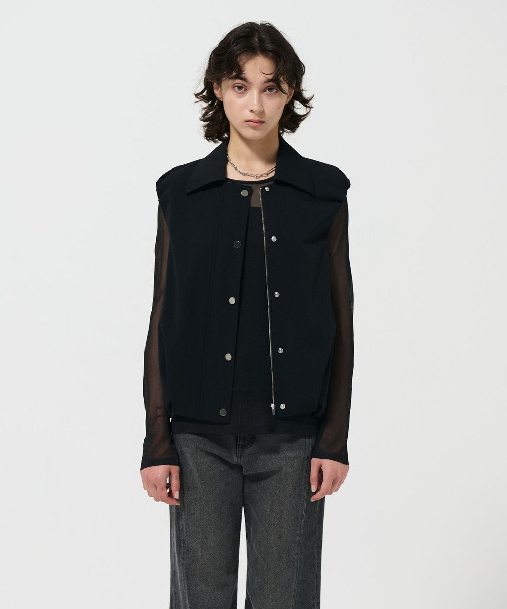 GRACE CONTINENTAL マットツイルタックジレ 