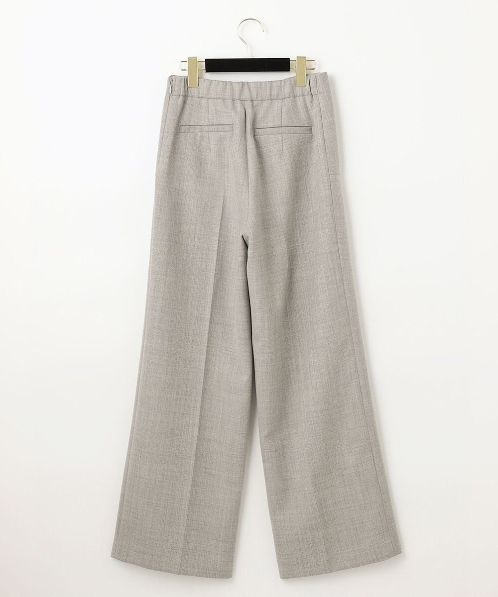 GRACE CONTINENTAL ウールストレッチセミワイドパンツ 