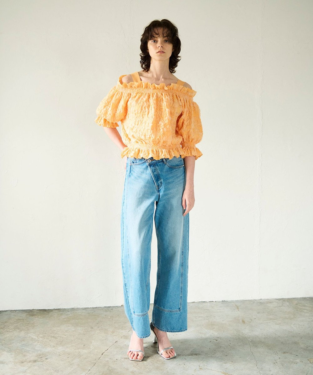 GRACE CONTINENTAL ドルマンフクレジャガードニットトップ