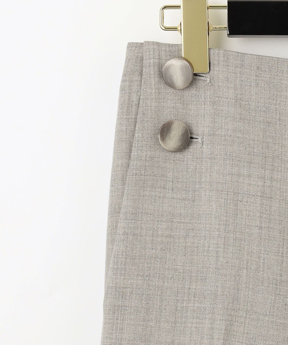 GRACE CONTINENTAL ウールストレッチセミワイドパンツ 