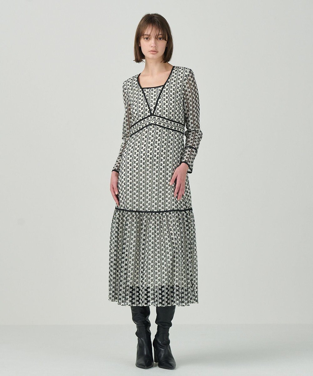 GRACE CONTINENTAL レースロングワンピース