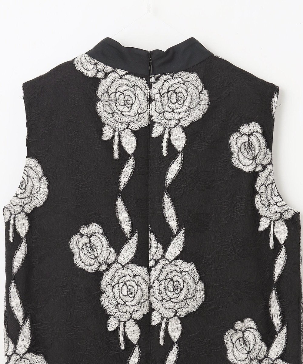 GRACE CONTINENTAL ハイネック刺繍ワンピース 