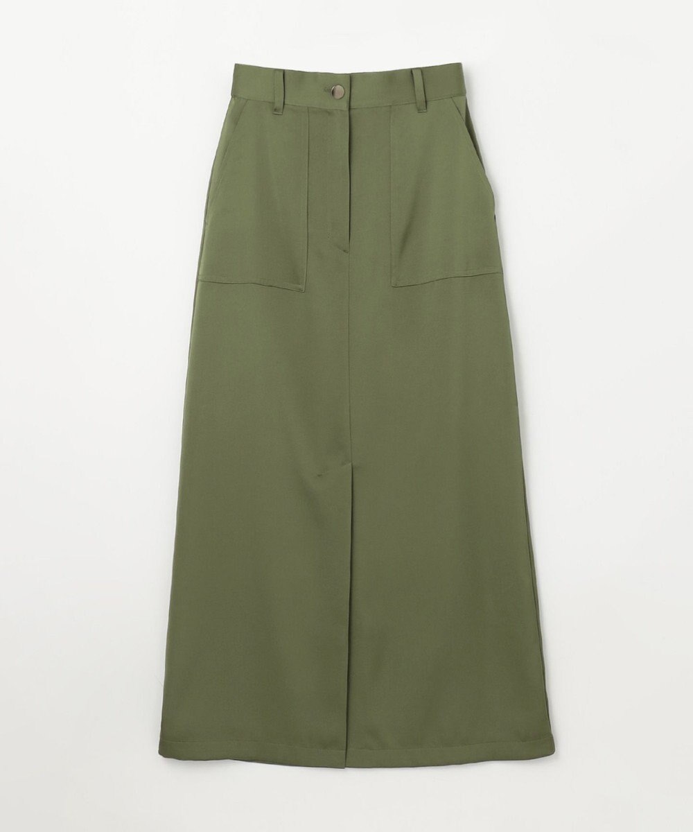 GRACE CONTINENTAL サテンストレートスカート 