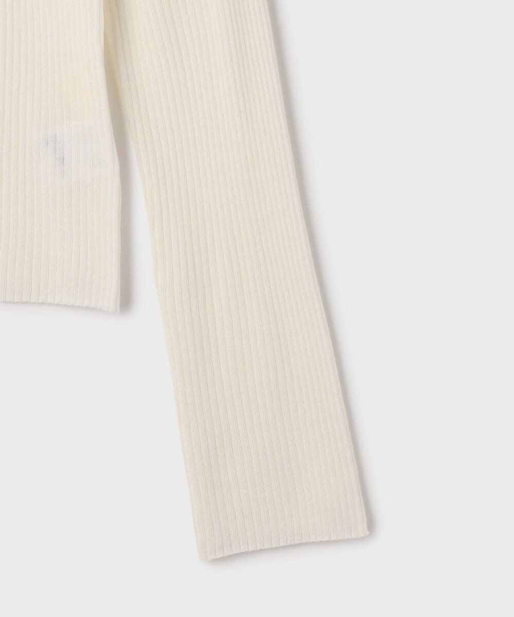 GRACE CONTINENTAL バイカラーリブニットトップ 