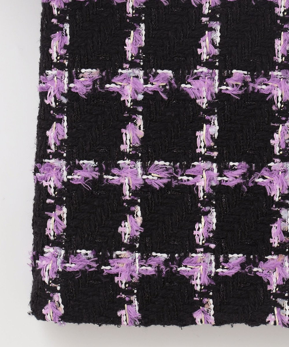 GRACE CONTINENTAL フェザーチェックツイードコート