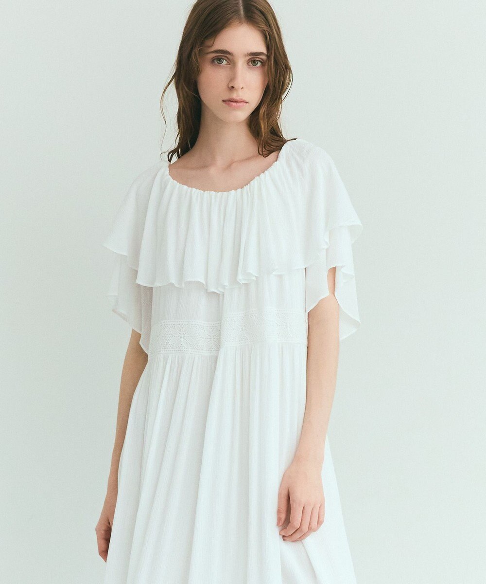 GRACE CONTINENTAL ラッフルレース切替マキシ 