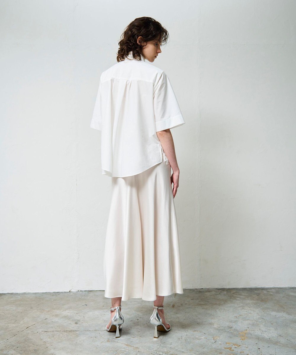 GRACE CONTINENTAL ケミカルフラワードレスシャツ 