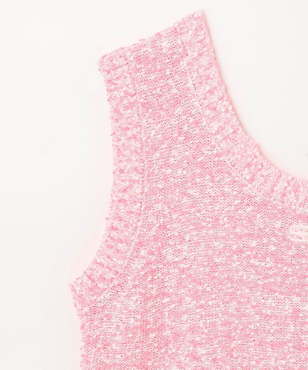 GRACE CONTINENTAL ネップツイードニットノースリーブ 