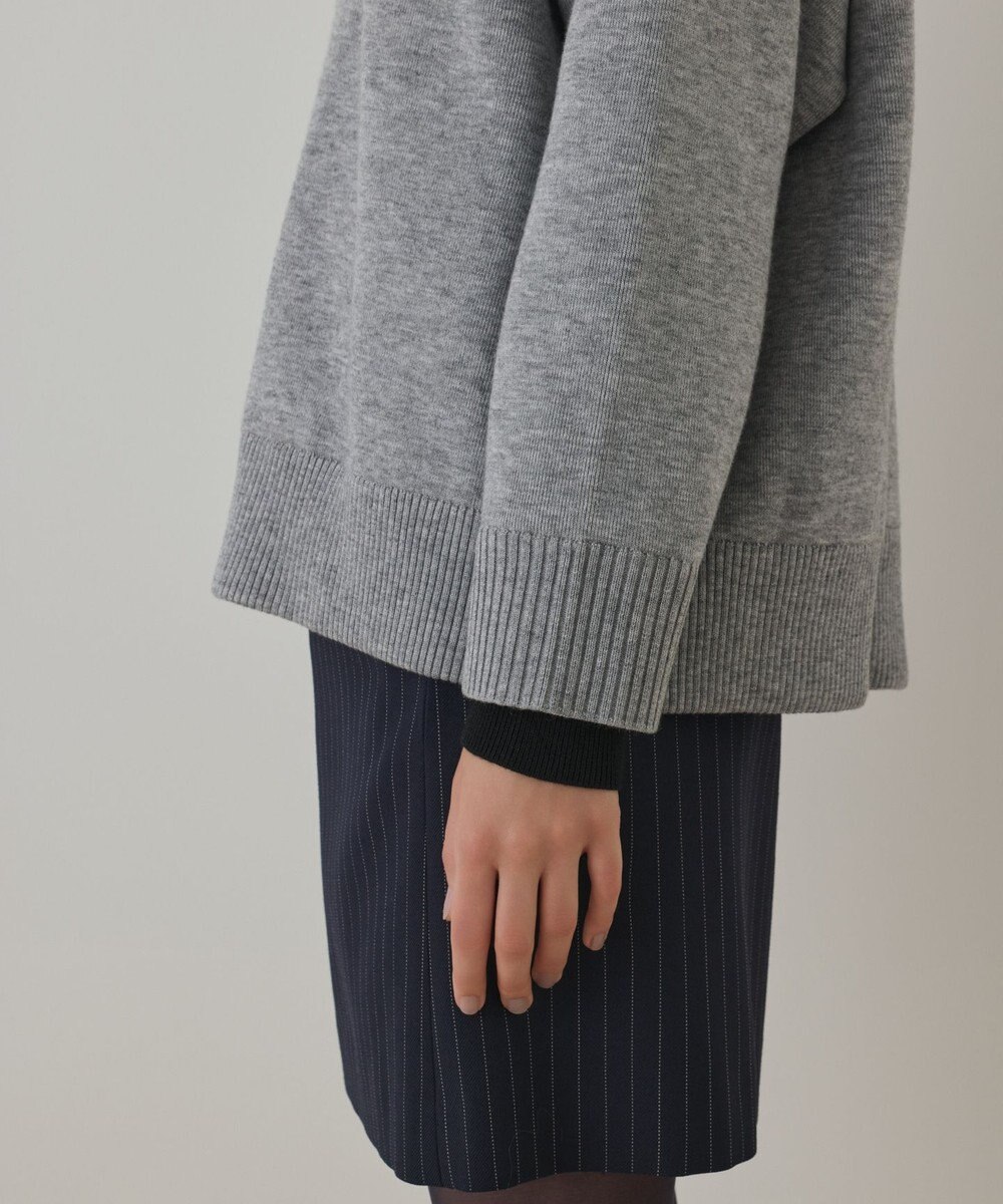 GRACE CONTINENTAL ハーフジップニットトップ 