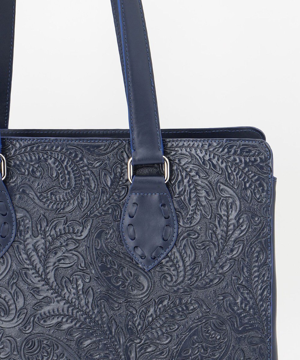 GRACE CONTINENTAL Leather Tote Bag 