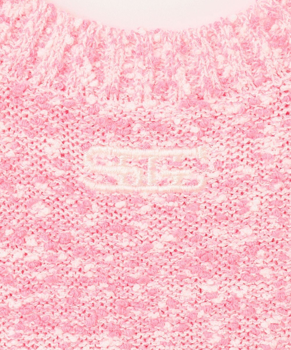 GRACE CONTINENTAL ネップツイードニットノースリーブ 