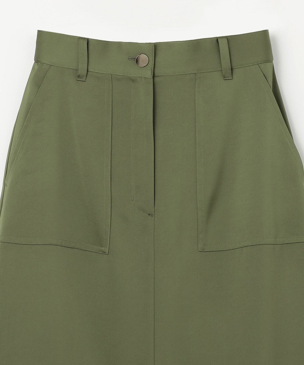 GRACE CONTINENTAL サテンストレートスカート