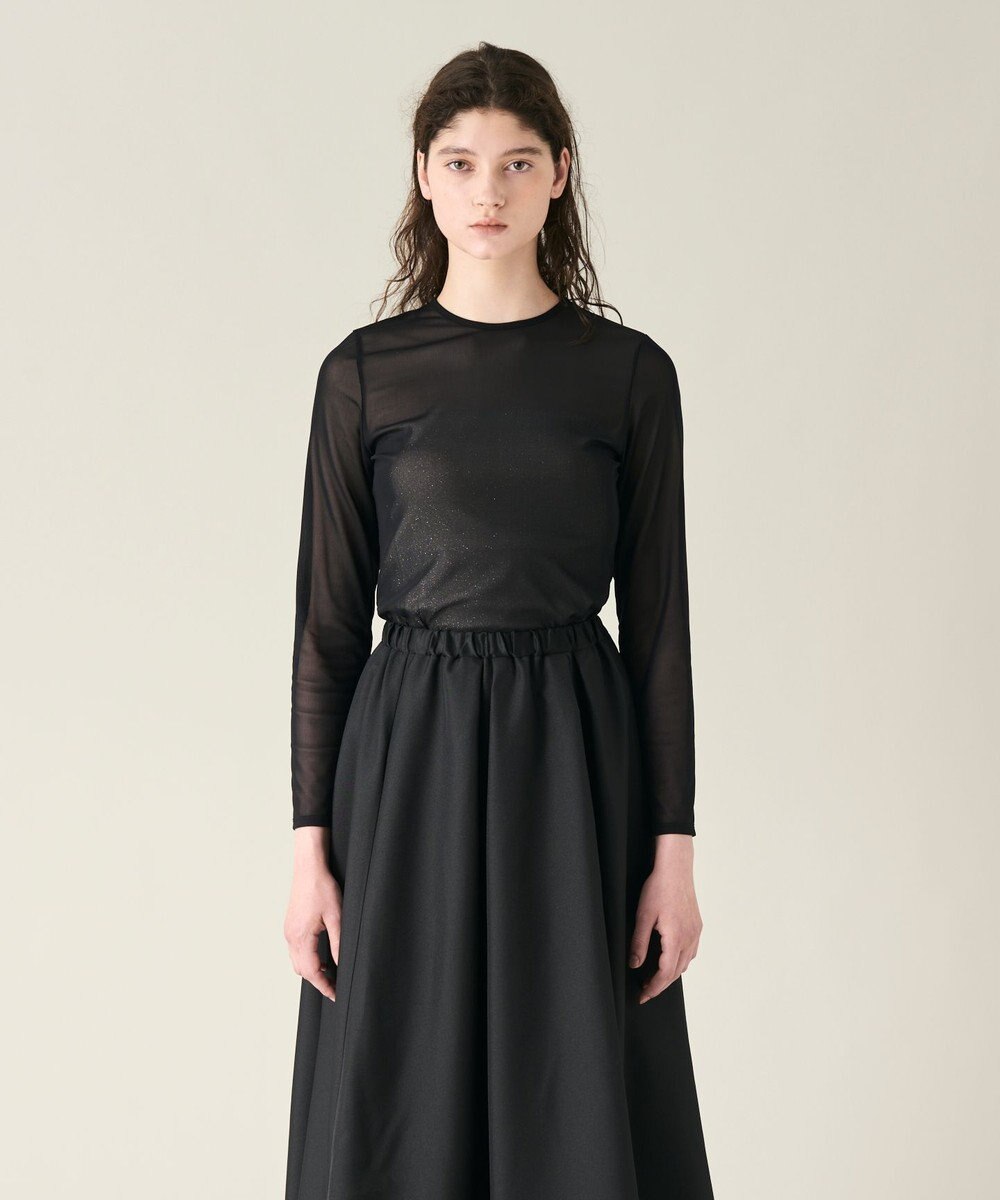 GRACE CONTINENTAL チュールシアートップ