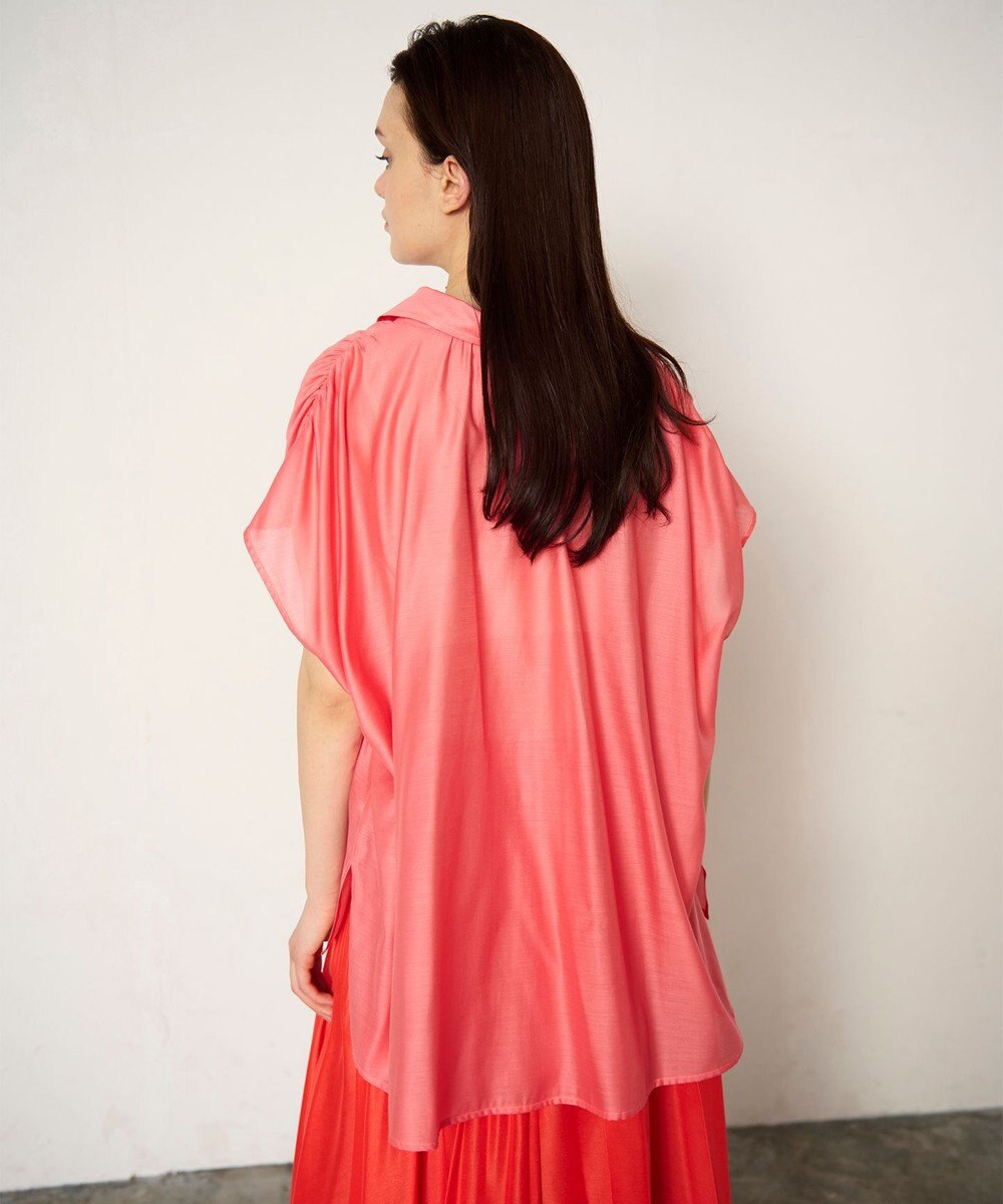 GRACE CONTINENTAL ギャザーシャツ