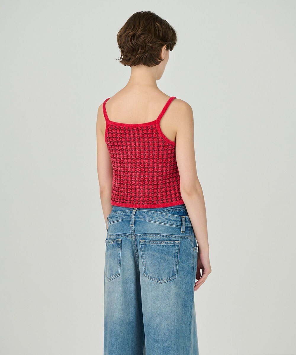 GRACE CONTINENTAL ツイードニットキャミ 