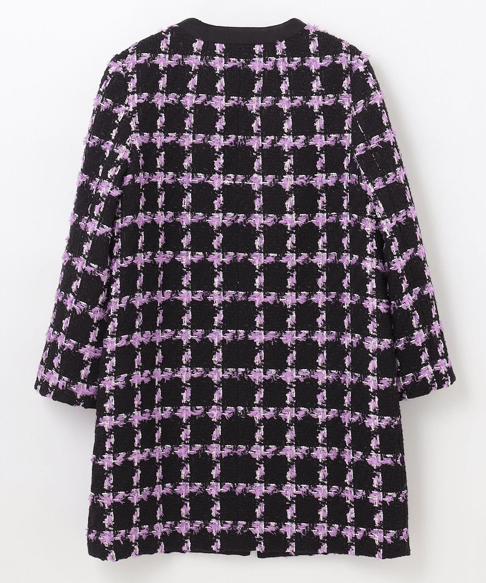 GRACE CONTINENTAL フェザーチェックツイードコート 