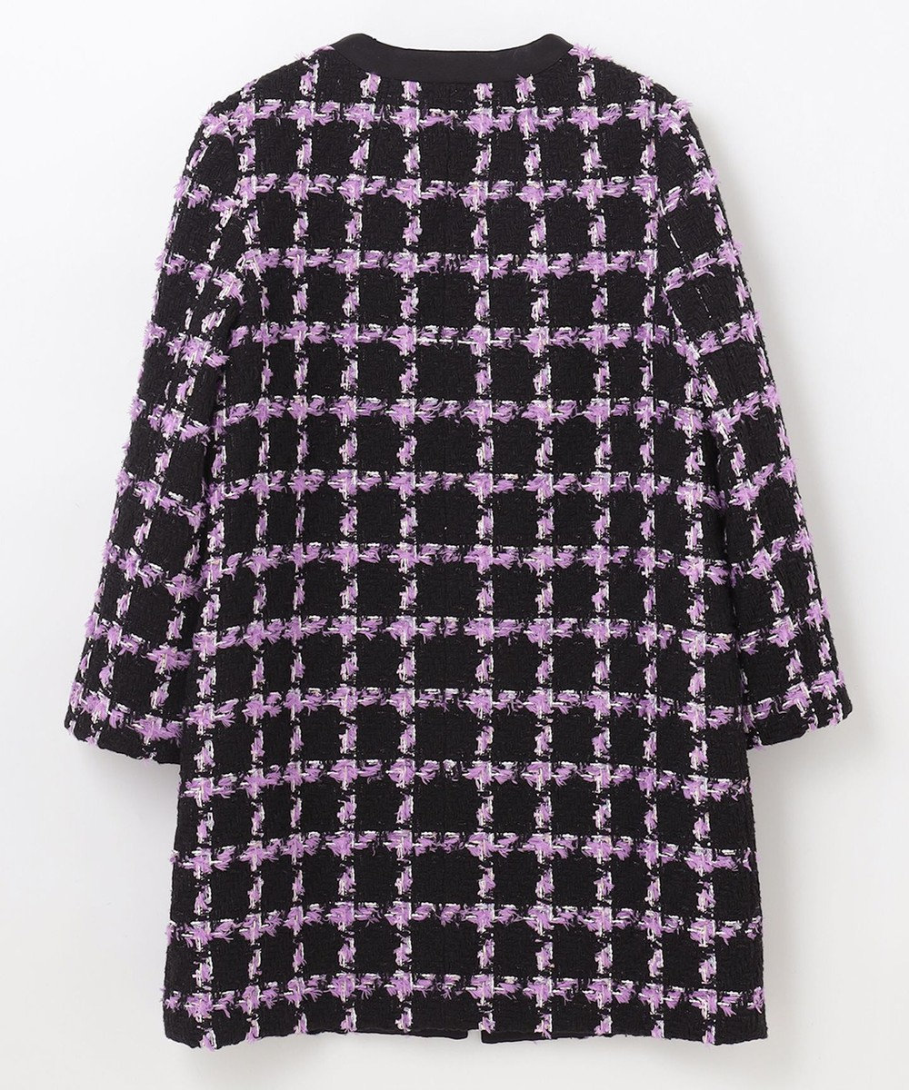 GRACE CONTINENTAL フェザーチェックツイードコート