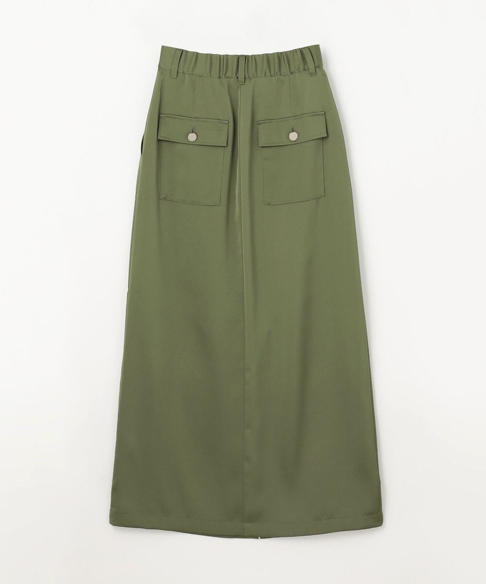 GRACE CONTINENTAL サテンストレートスカート