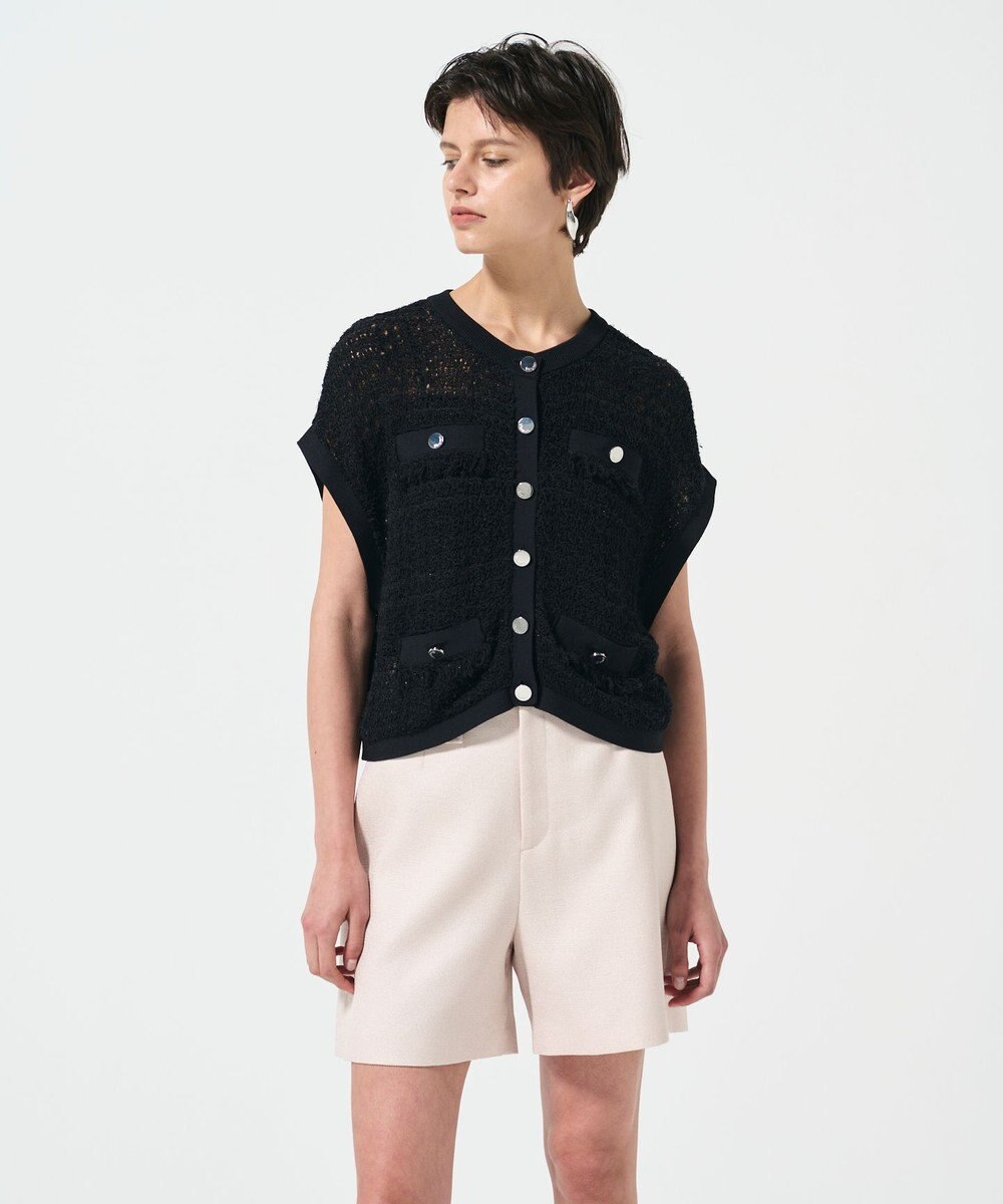 GRACE CONTINENTAL ショートニットベスト