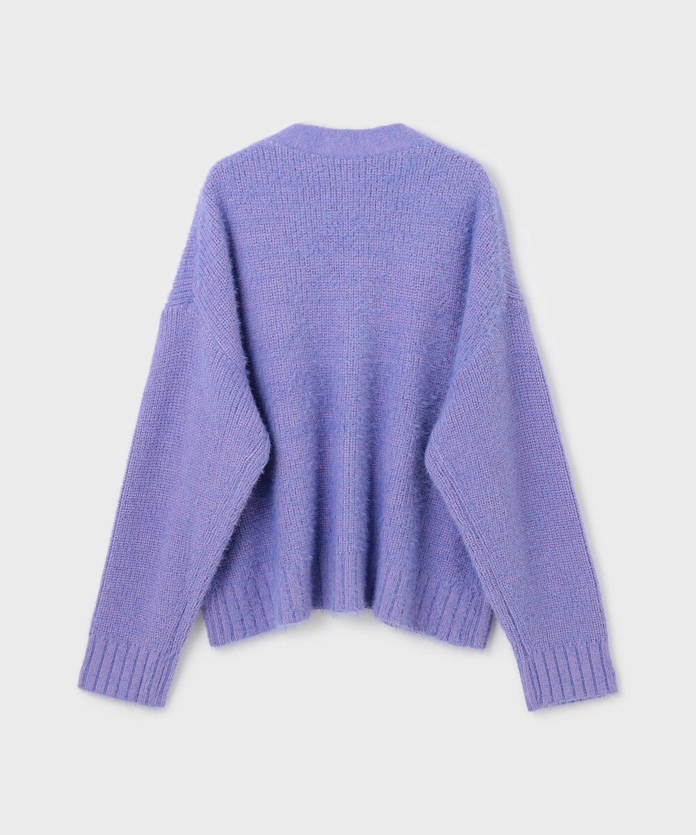 GRACE CONTINENTAL フェザールーズニットカーディガン 