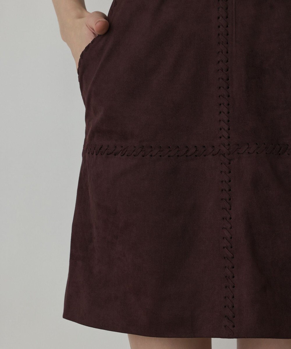 GRACE CONTINENTAL パッチワークミニスカート 