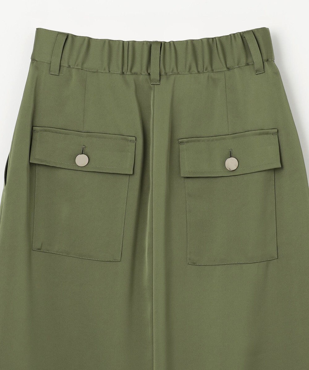 GRACE CONTINENTAL サテンストレートスカート