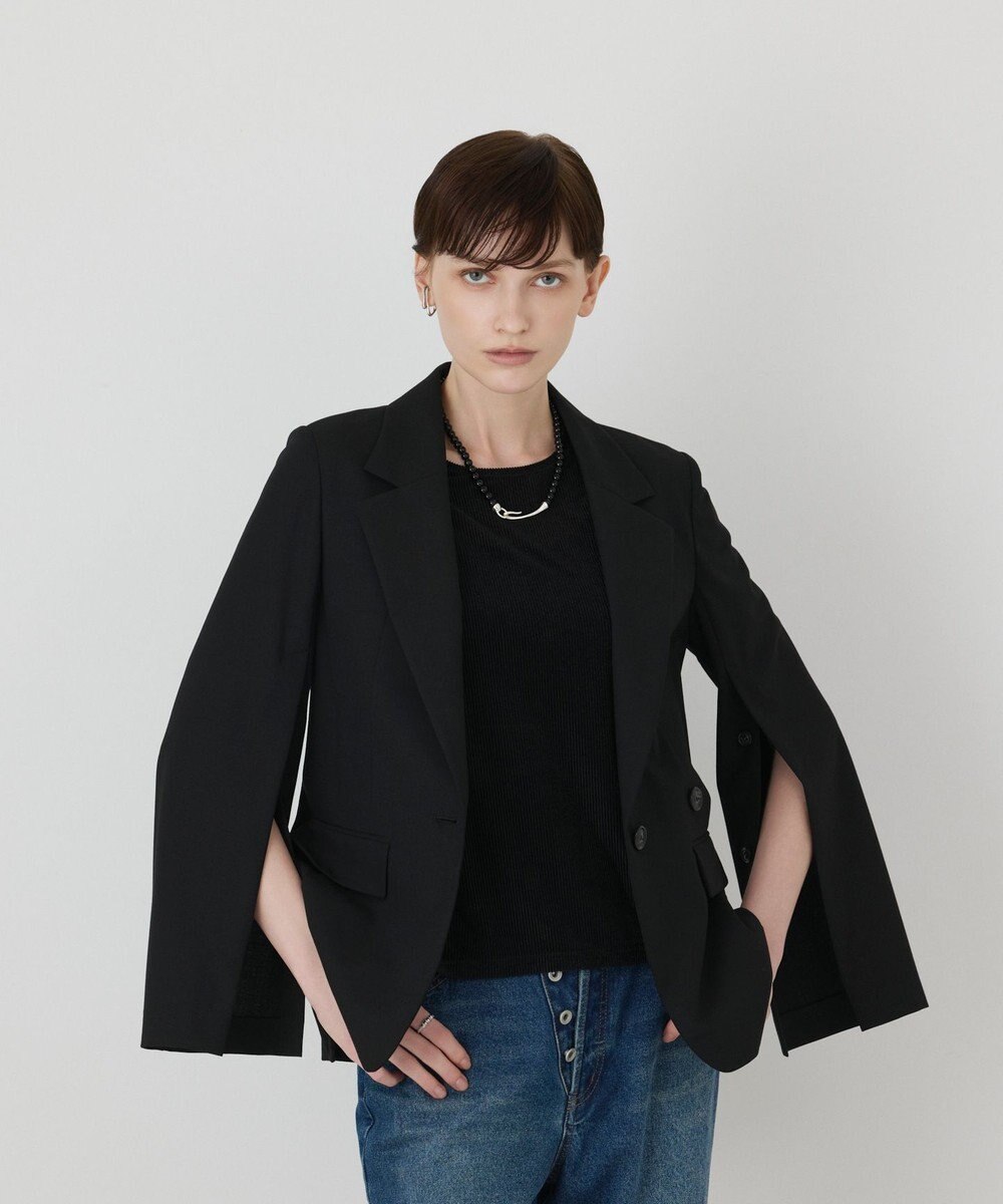 GRACE CONTINENTAL スリットスリーブジャケット 