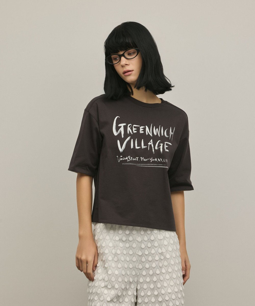 GRACE CONTINENTAL レイヤードロゴＴシャツ 