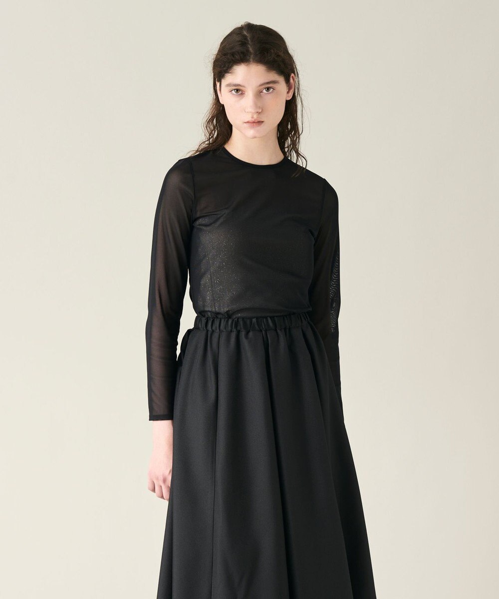 GRACE CONTINENTAL チュールシアートップ 