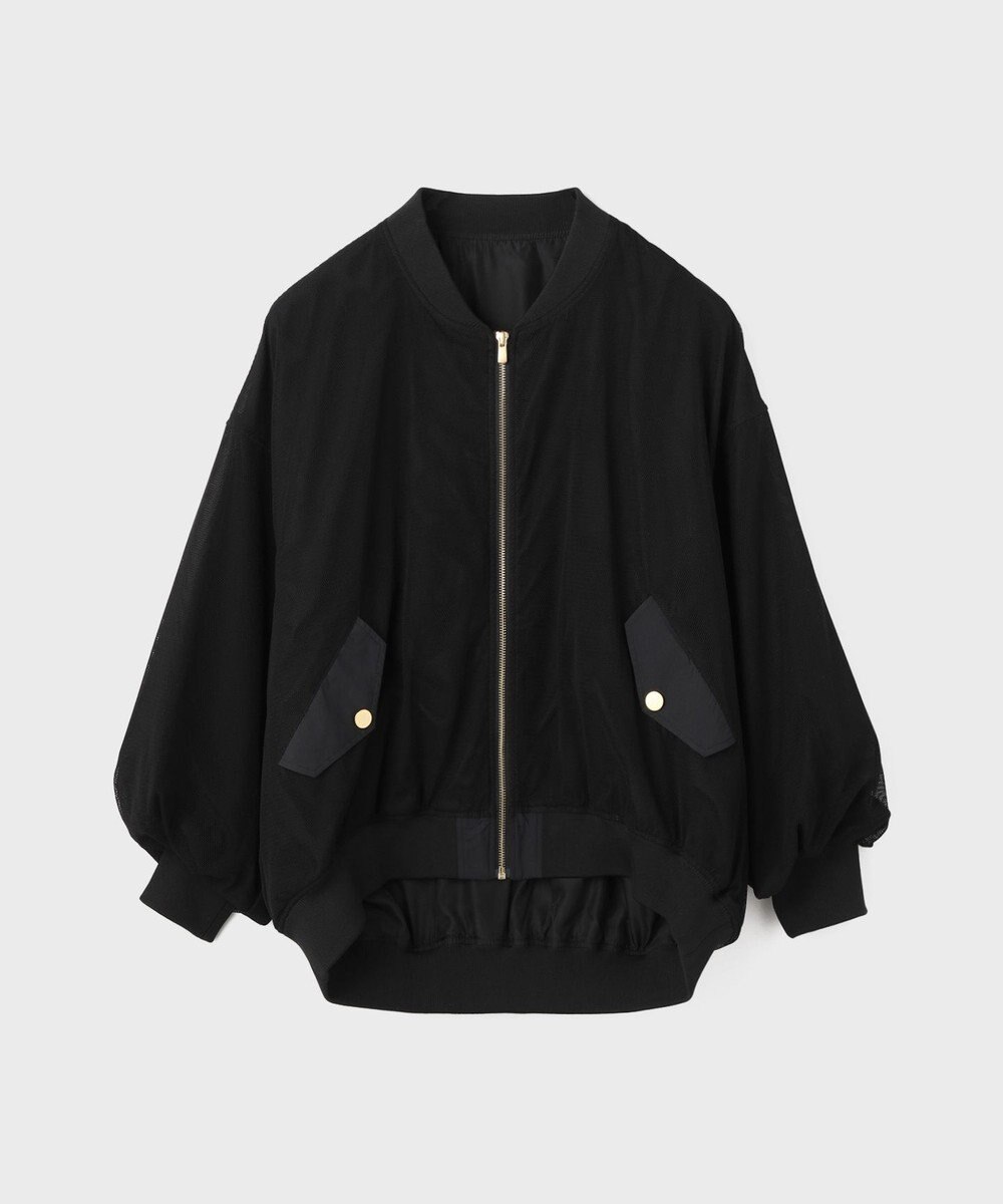 GRACE CONTINENTAL メッシュレイヤードブルゾン 
