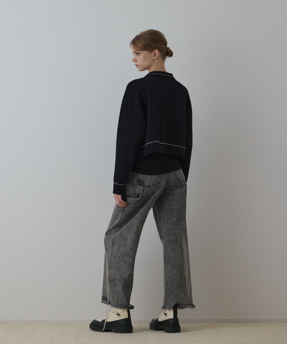 GRACE CONTINENTAL カーブデニムパンツ 