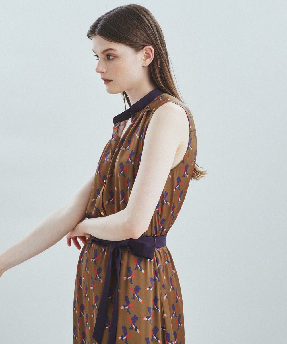 「GRACE CONTINENTAL」 ノースリーブブラウス 36 ネイビー レディース GRACE CONTINENTAL 「GRACE CONTINENTAL」 ノースリーブブラウス