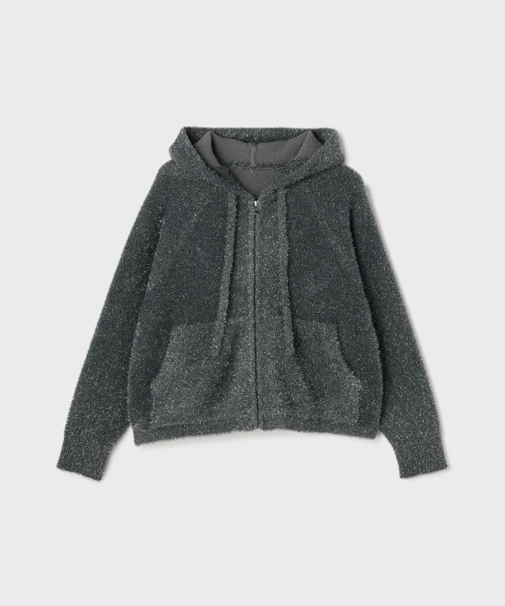 GRACE CONTINENTAL フェザーニットパーカー 