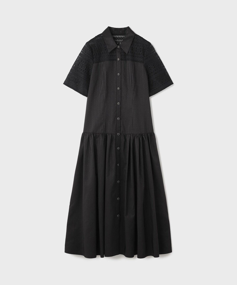 GRACE CONTINENTAL レースドッキングフレアワンピース 